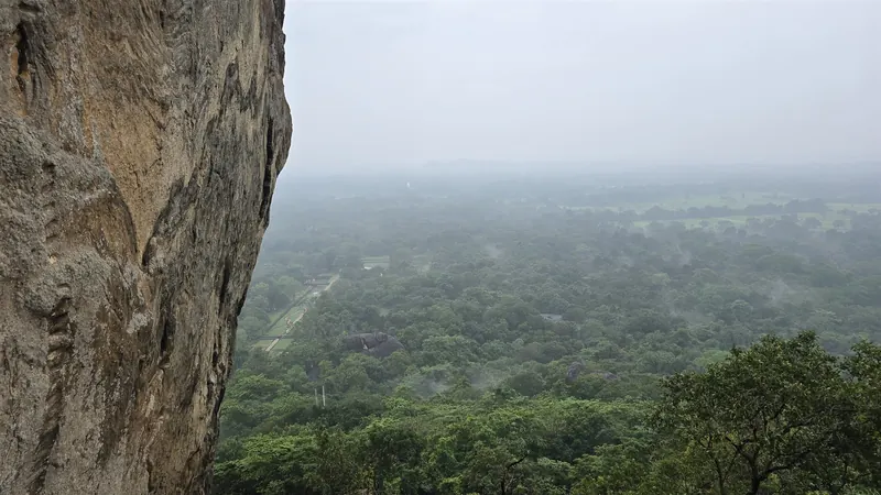 Aussicht vom Sigiriya über den Regenwald, Sri Lanka